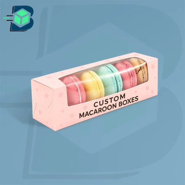 Custom Macaron Boxes UK | Printed Macaron Packaging with Logo